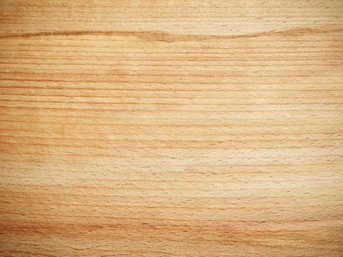 close up of tan-coloured beech wood with a fine grain.