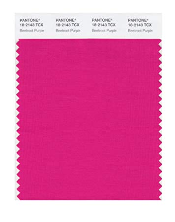 PANTONE SMART 18-2143X Color Swatch Card, Beetroot Purple
