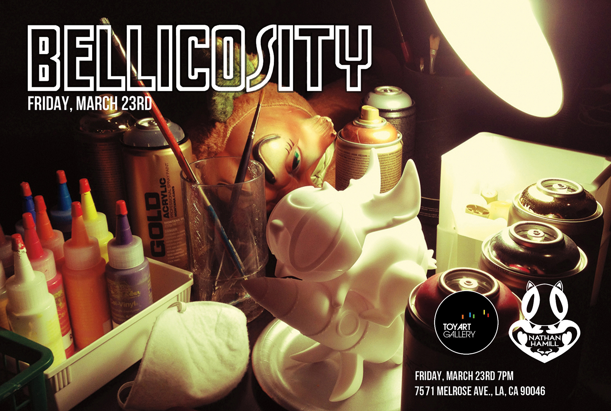 Bellicosity: A Bellicose Bunny Group Custom Show @ Toy Art Gallery /  Stealth Edition To Launch at WonderCon