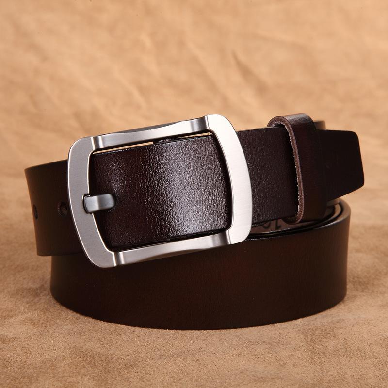 2017 Designer Belts Men High Quality Genuine Leather Belt Man Fashion Strap  Male Cowhide Belts For Men Jeans Cow Leather Bullet Belt Yellow Belt From