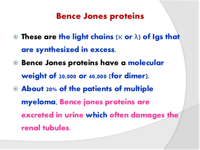 Bence jones protein