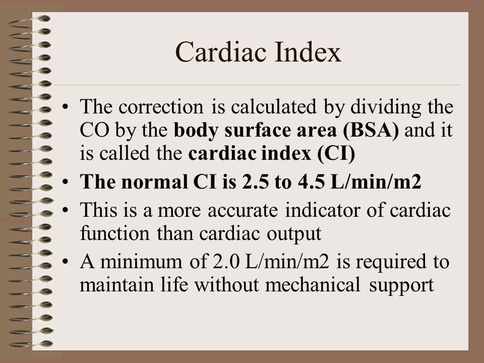 Image result for cardiac index