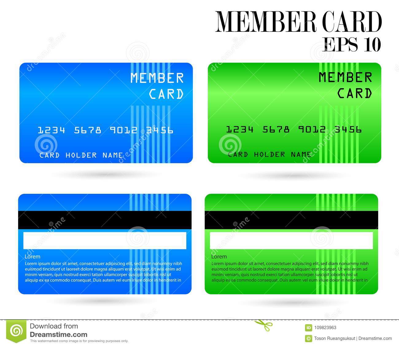 Modern credit card, business VIP card, design for privilege member, member  card