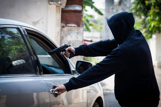 carjacking gang teen guns gunpoint car theft