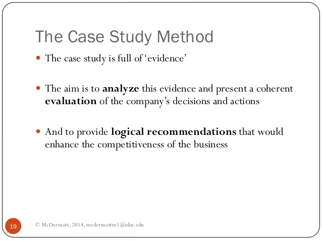 19. The Case Study Method