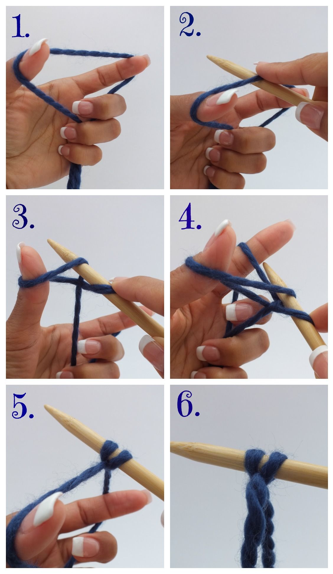 1 урок вязания