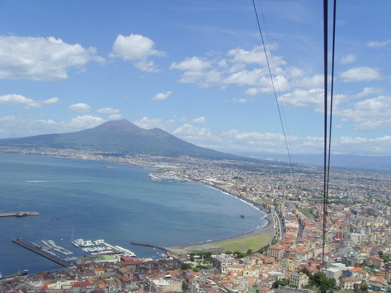 Castellammare Di Stabia, Italy: View from cable car