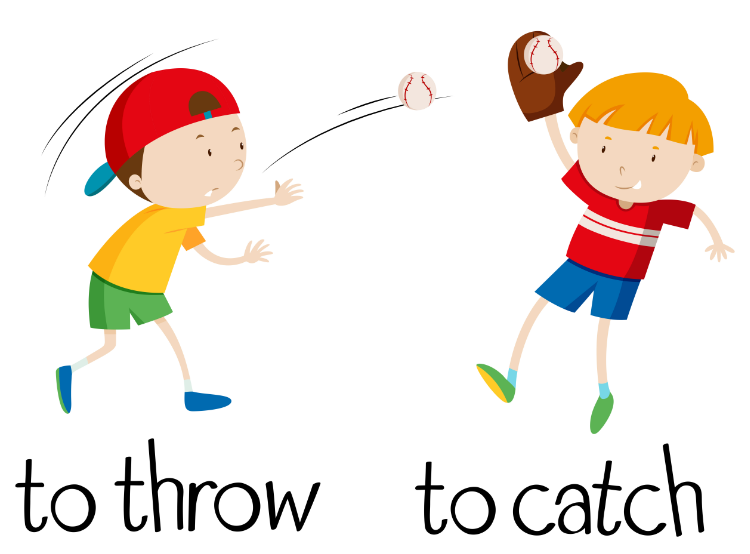 to throw to catch