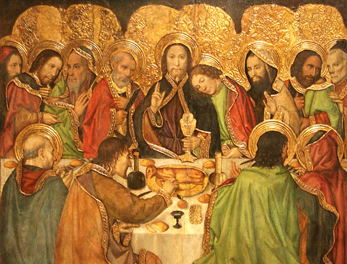 Jaume Huguet, “The Last Supper”, c. 1470