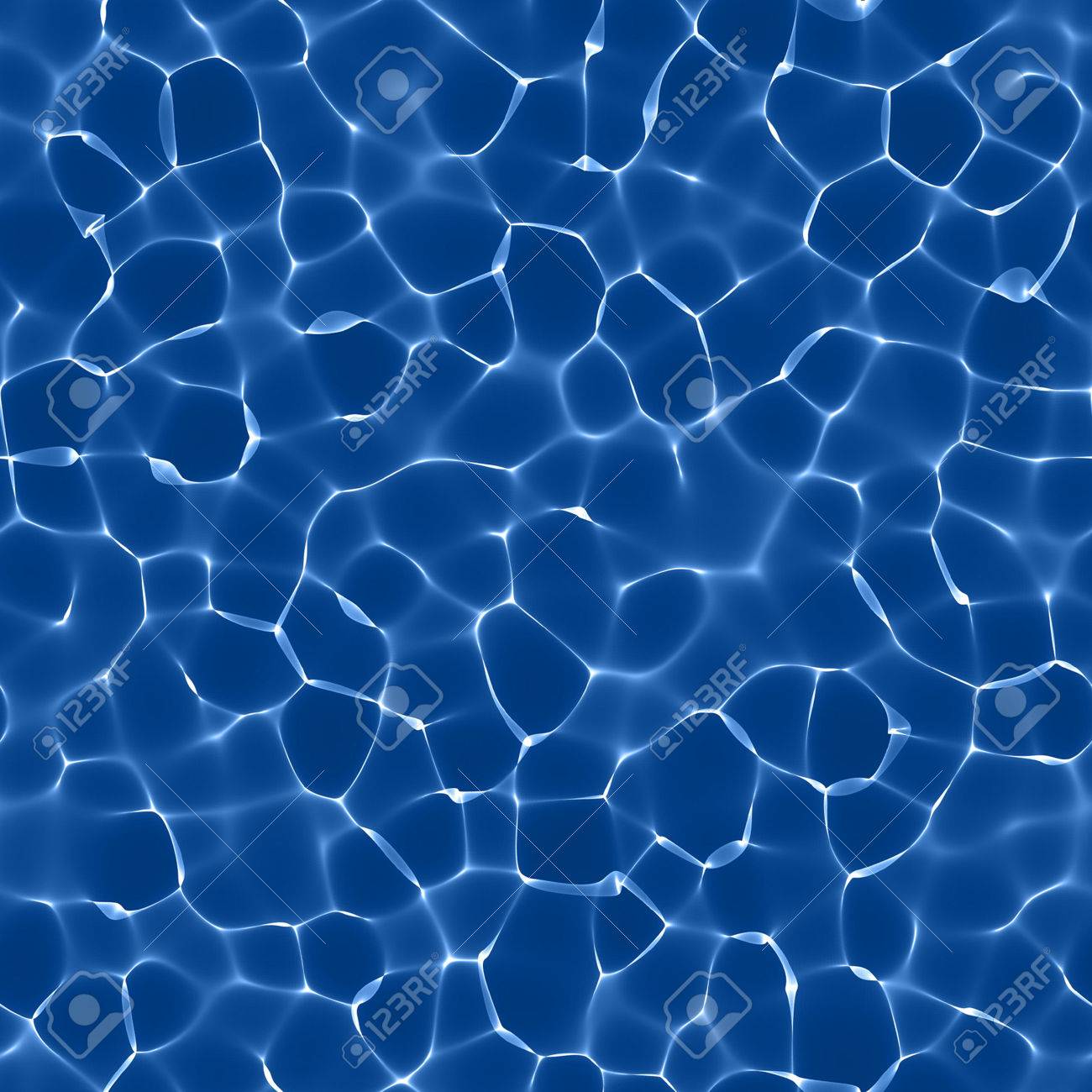 A nice graphic of caustic water looking like an empty swimming pool ground  Stock Photo -