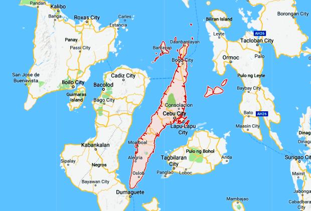 Cebu province - Google Maps