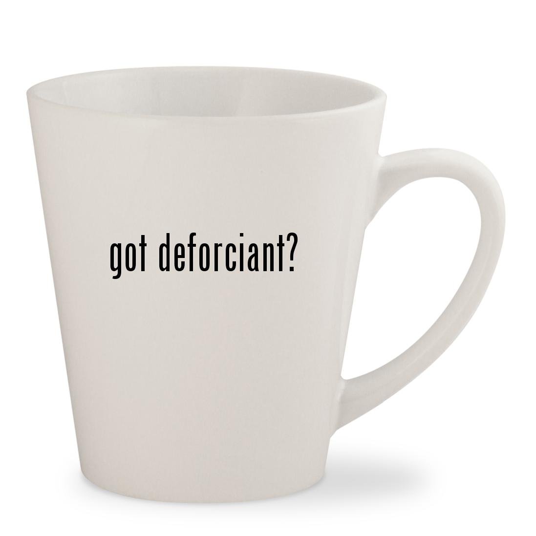 Traveller Location: got deforciant? - White 12oz Ceramic Latte Mug Cup: Kitchen &  Dining
