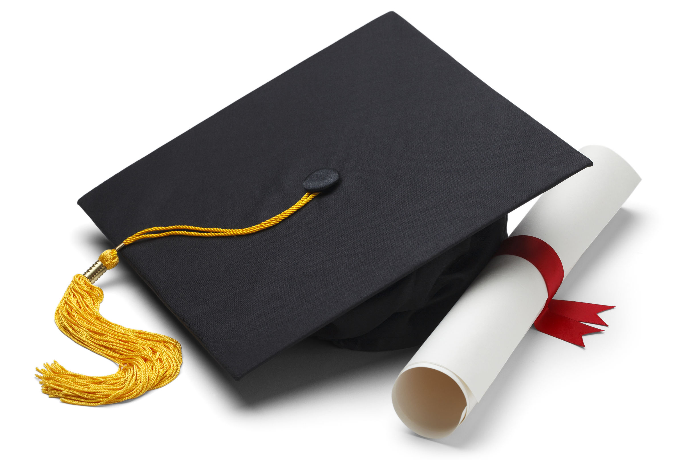 Graduation cap with a yellow tassel denoting the LLM degree. (Traveller Location  Photo