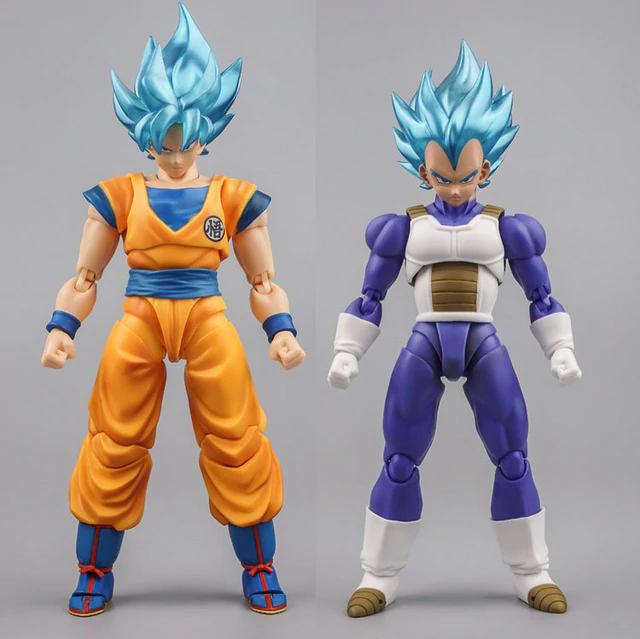 Demoniacal Fit SSJ azul Custom Headsculpt cabeza y cabello Accesorios Para  SHF Goku Y Vegeta figura
