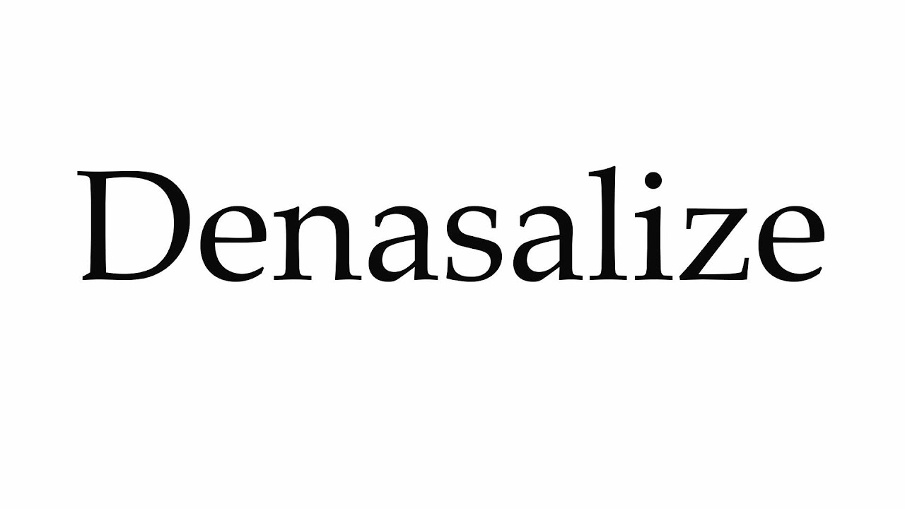 How to Pronounce Denasalize