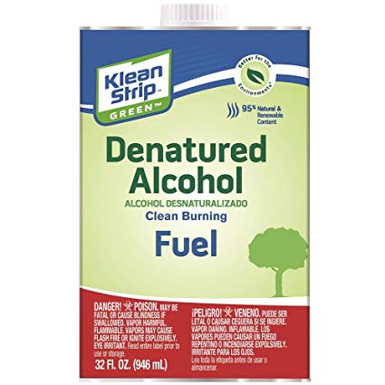 Klean-Strip Green QKGA75003 Denatured Alcohol, 1-Quart