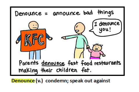 denounce