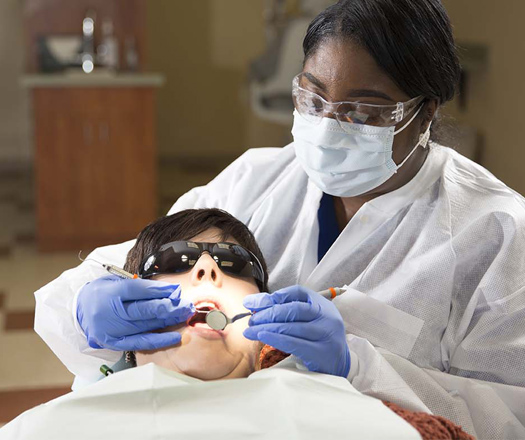Campuses with dental hygiene