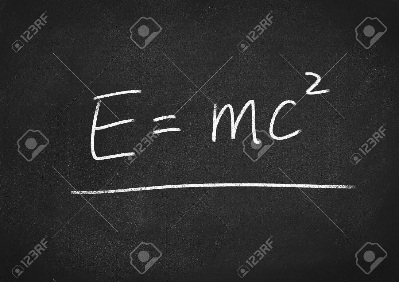 Einstein formula E=mc2 Stock Photo - 66959100