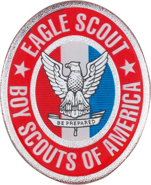 Eagle Scout Domed Decal