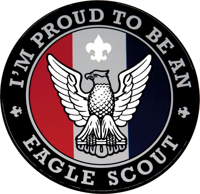 Im Proud To Be An Eagle Scout - Vinyl Sticker