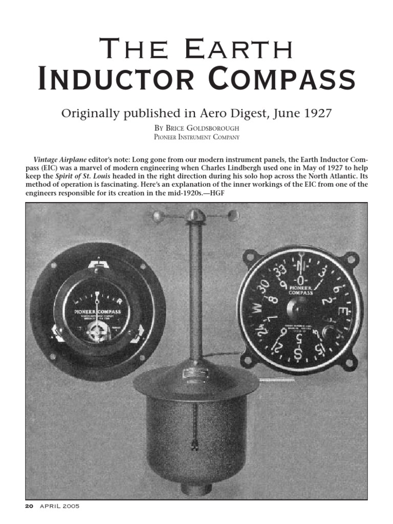 04 the Earth Inductor Compass | Compass | Electric Generator