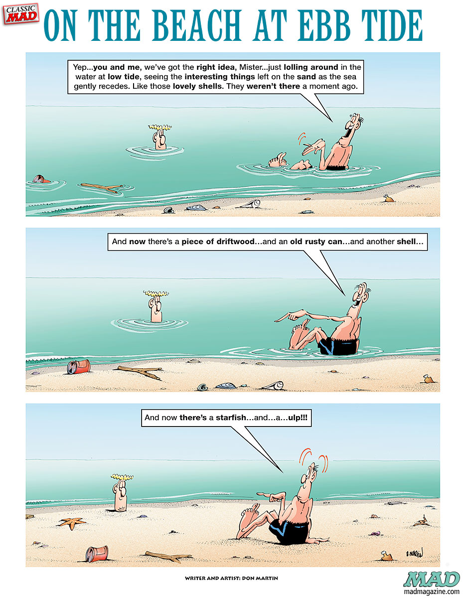 Don Martin: On The Beach At Ebb Tide