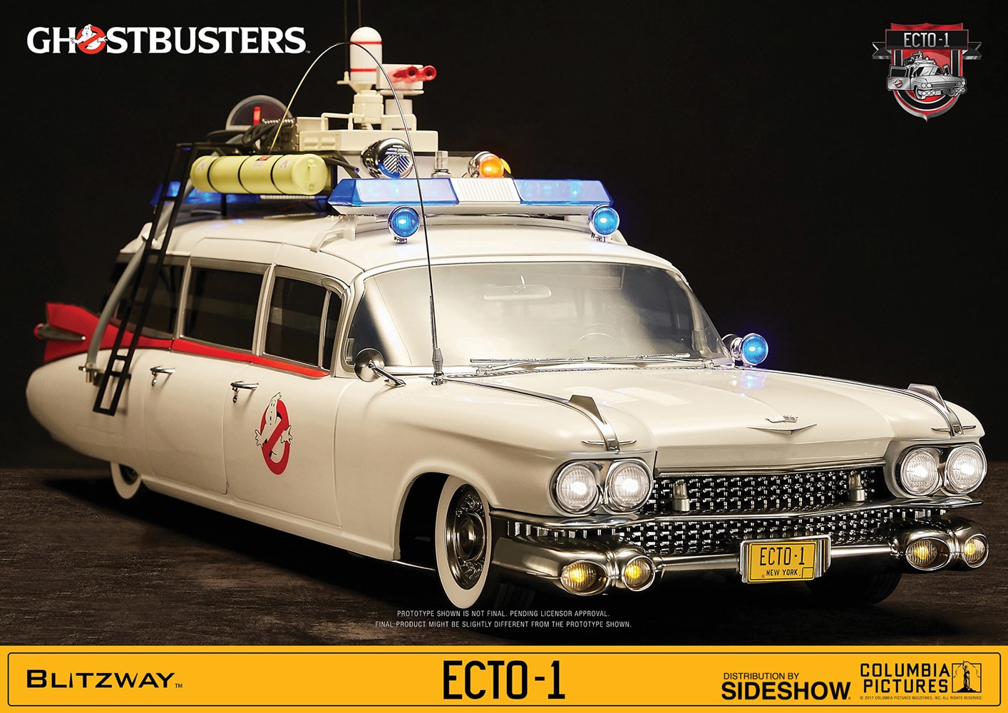 ECTO-1 Ghostbusters 1984 Sixth Scale Figure Accessory