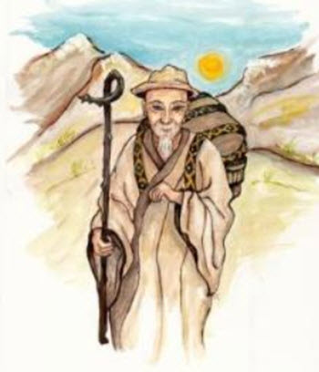 Starting in 399 AD, and traveling chiefly on foot, Fa-hsien passed through  the Taklamakan Desert region, crossed the Pamir Plateau, and reached the  mouth of