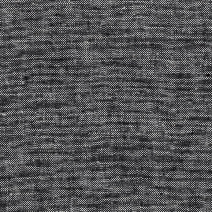 Kaufman Essex Yarn Dyed Linen Blend Black Fabric