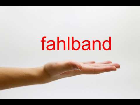 How to Pronounce fahlband - American English