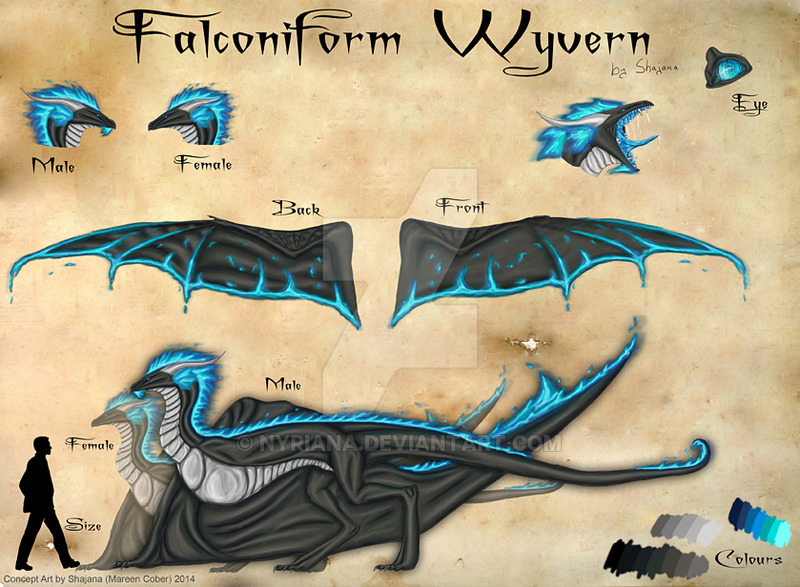 Falconiform Wyvern Refsheed by Nyriana
