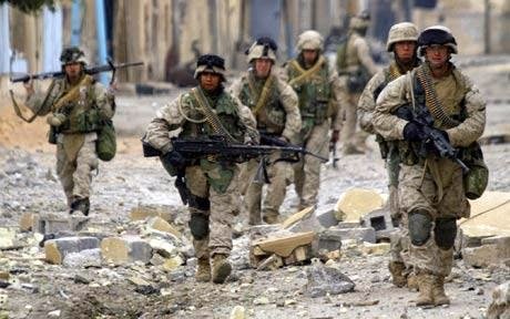 U.S. Marines entered Fallujah twice in 2004.