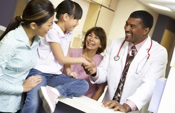 Family practice physicians may be the primary doctor for entire families.