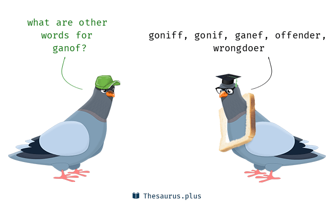 Synonyms for ganof