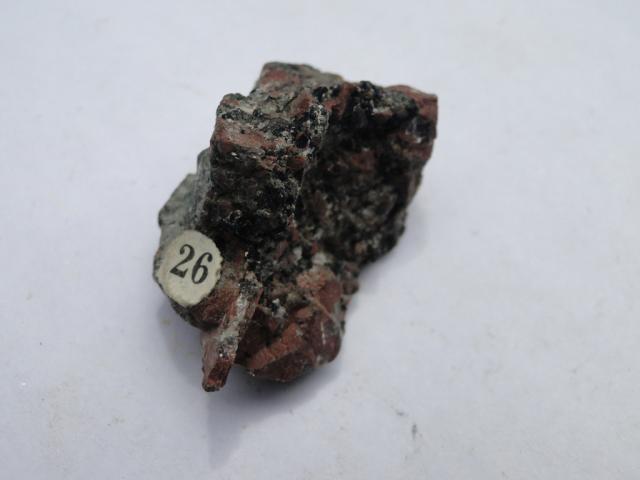 Hackly Copper in rock