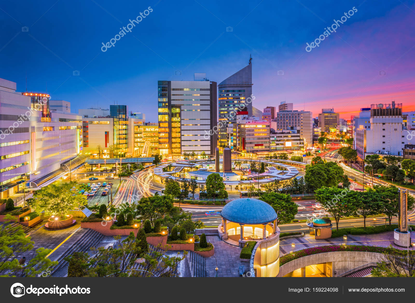 Hamamatsu, Japan Downtown — Foto de Stock