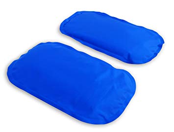 Gel Ice Pack Cold Compress – 2-Pack LARGE – Reusable comfortable soft touch  vinyl