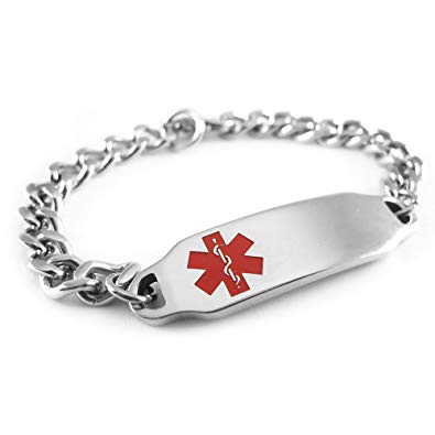 My Identity Doctor - Pre-Engraved & Customizable Autism Medical ID Bracelet,  Wallet Card