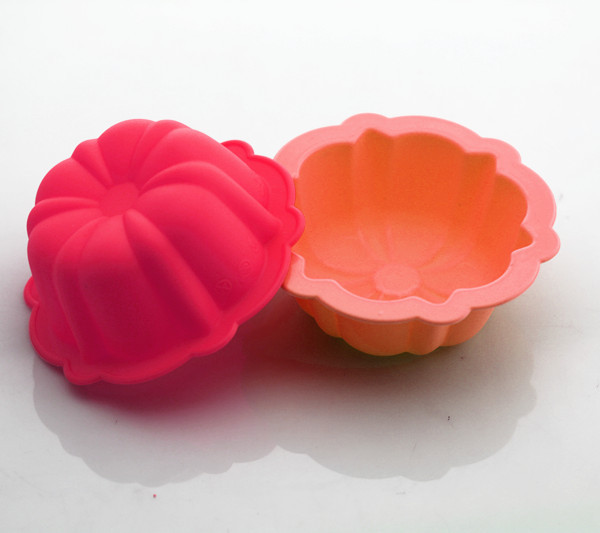 flower shape non stick silicone jelly mould