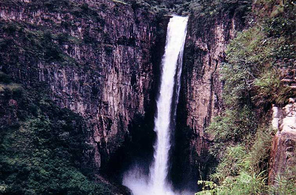 Kalambo Falls in far north Zambia