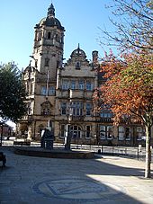Castrop Rauxel Square, Wakefield, named after its twin town