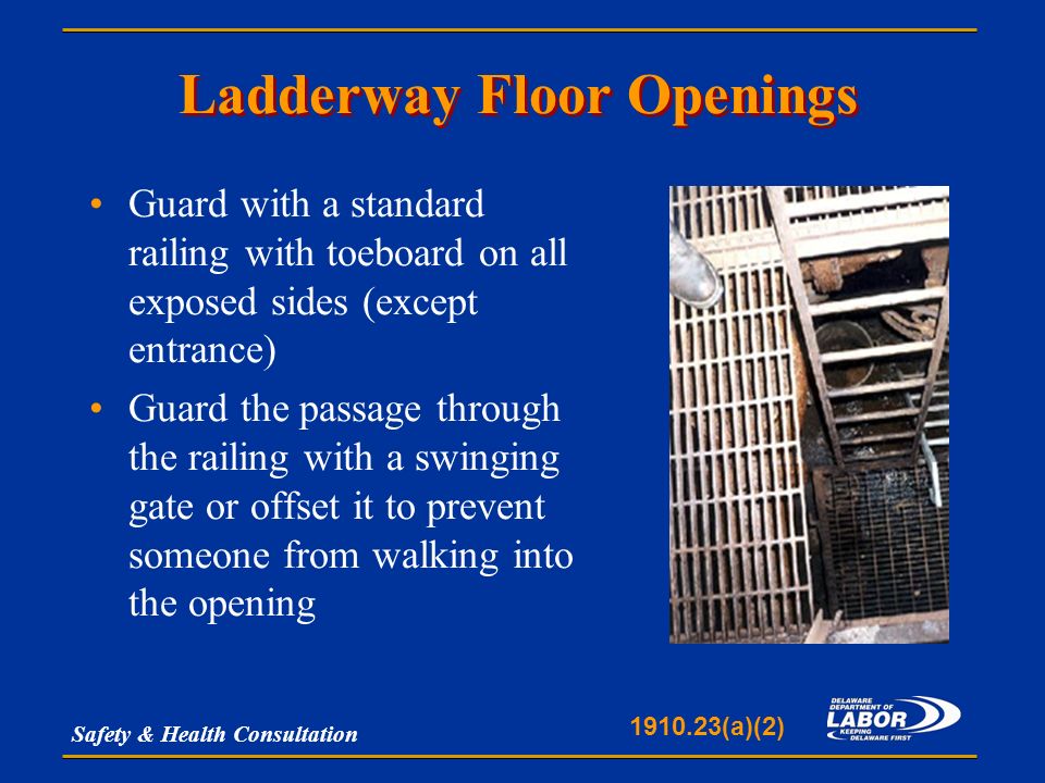 Ladderway Floor Openings